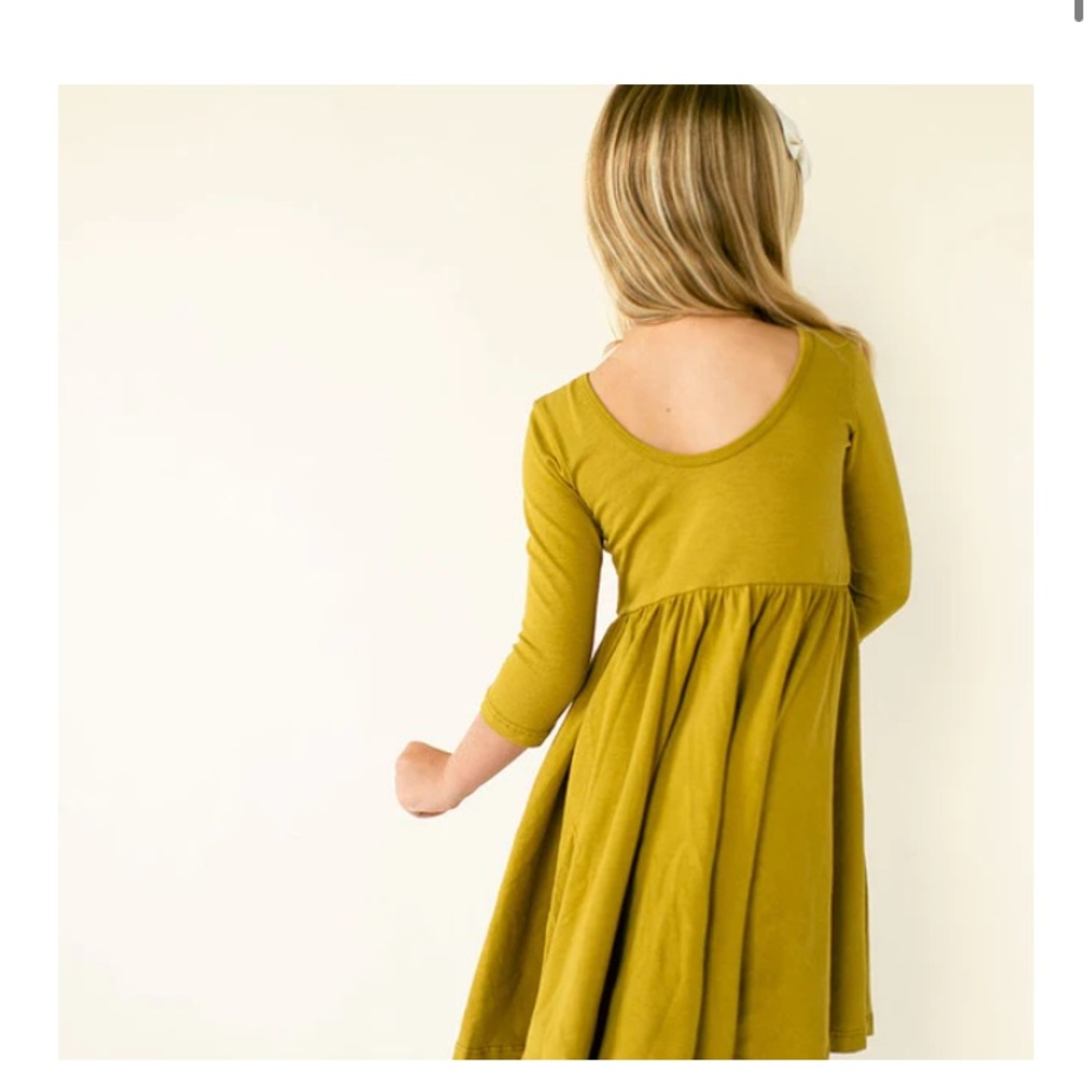 Alice and Ames light olive dress